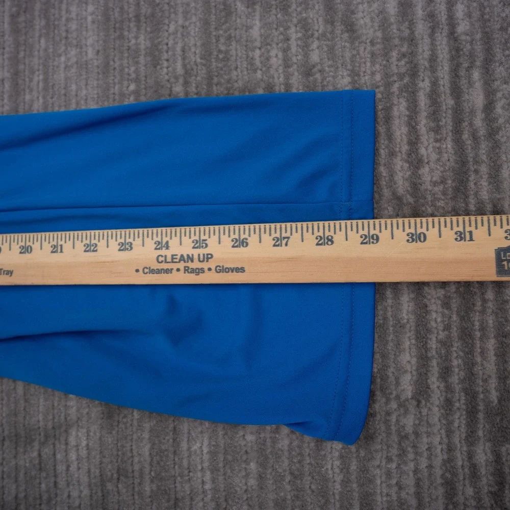 Adidas Track Pants Youth Large Blue Excellent 3-Stripe Athletic Trousers C8675